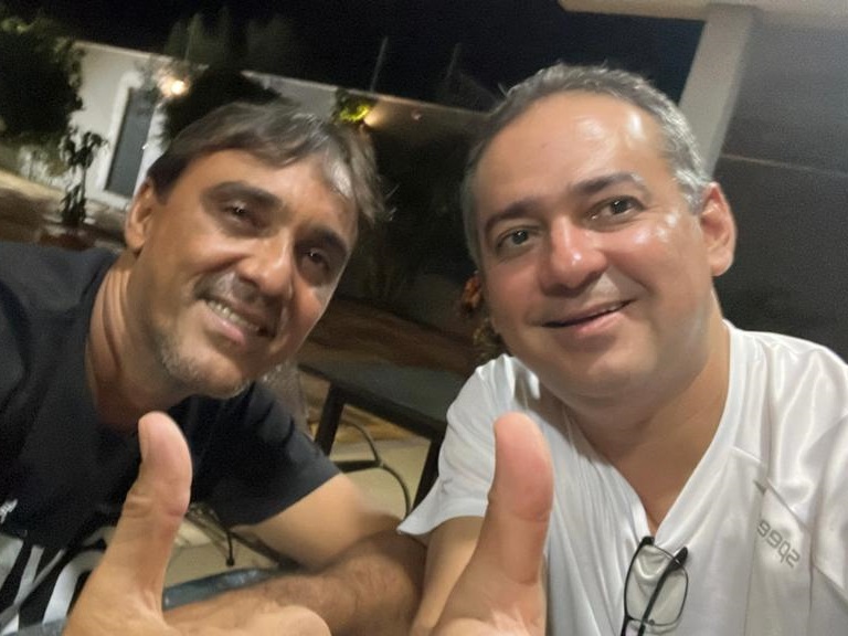 Empresário Nilson Miranda e Médico Hailton Filho. Foto: reprodução