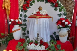 Mensagem de Fé e Esperança marca o encerramento da festa do Divino Espirito Santo na Sagrada Família